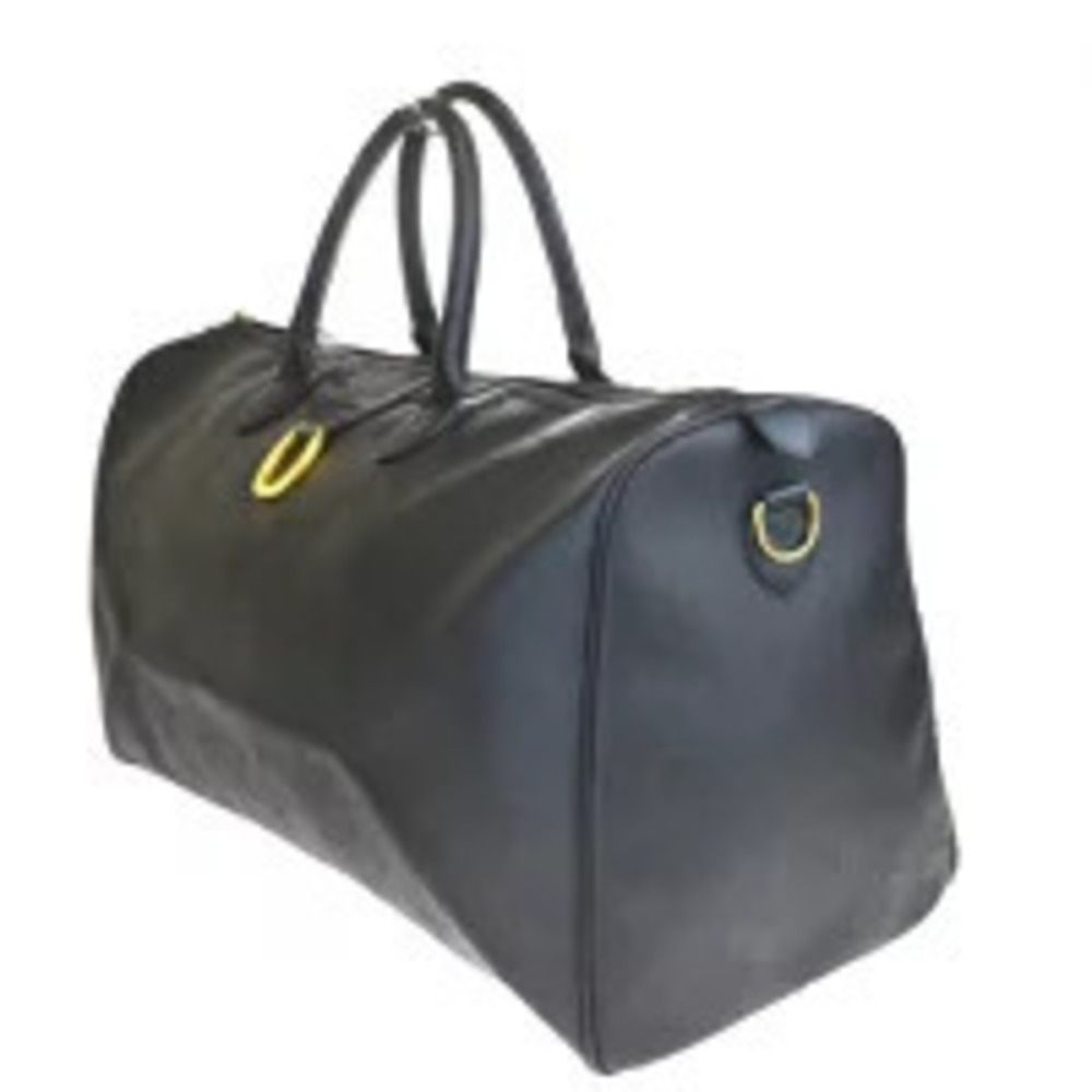 Dior Travel Boston Christian Trotter Handbag Black Bag Leather Black
